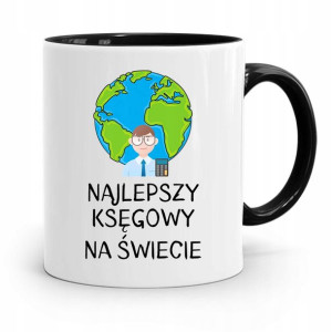Kubek Czarny Prezent Dla Księgowej Księgowego