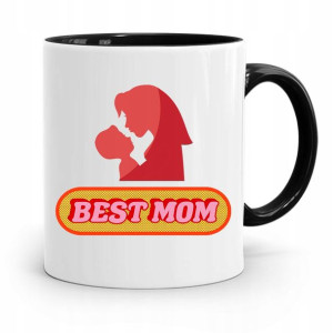 Kubek Czarny Prezent Dla Mamy Matki Best Mom