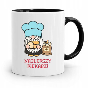 Kubek Czarny Prezent Dla Najlepszego Piekarza