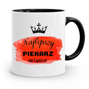 Kubek Czarny Prezent Dla Najlepszego Piekarza