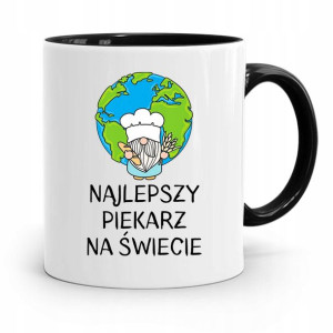Kubek Czarny Prezent Dla Najlepszego Piekarza