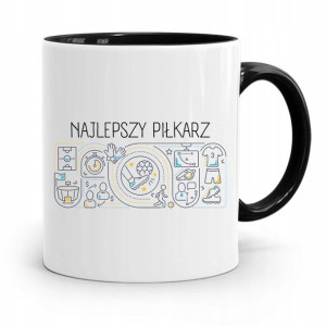 Kubek Czarny Prezent Dla Najlepszego Piłkarza