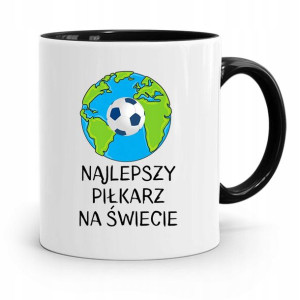 Kubek Czarny Prezent Dla Najlepszego Piłkarza