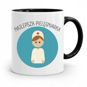 Kubek Czarny Prezent Dla Najlepszej Pielęgniarki