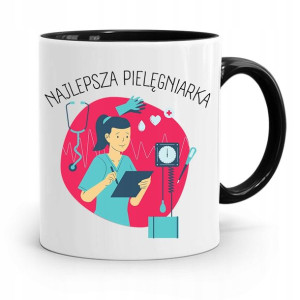 Kubek Czarny Prezent Dla Najlepszej Pielęgniarki