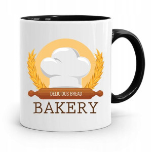 Kubek Czarny Prezent Dla Piekarza Bakery