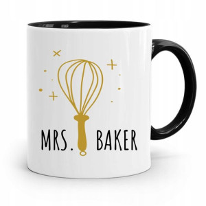 Kubek Czarny Prezent Dla Piekarza Mrs. Baker