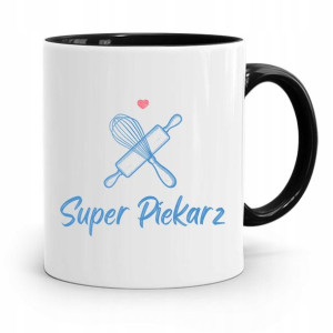 Kubek Czarny Prezent Dla Piekarza Super Piekarz