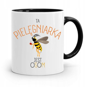 Kubek Czarny Prezent Dla Pielęgniarki Jest Osom