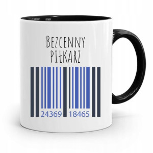 Kubek Czarny Prezent Dla Piłkarza Bezcenny Piłkarz