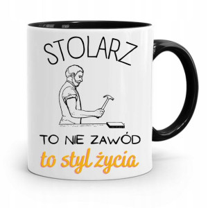 Kubek Czarny Prezent Dla Stolarza To Styl Życia