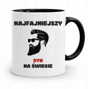 Kubek Czarny Prezent Dla Syna Najfajniejszy Syn