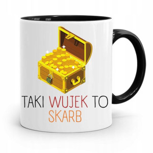 Kubek Czarny Prezent Dla Wujka Taki Wujek To Skarb