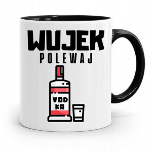 Kubek Czarny Prezent Dla Wujka Wujek Polewaj