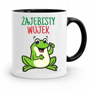 Kubek Czarny Prezent Dla Wujka Żajebisty Wujek