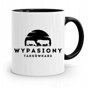 Kubek Czarny Prezent Dla Wypasionego Taksówkarza