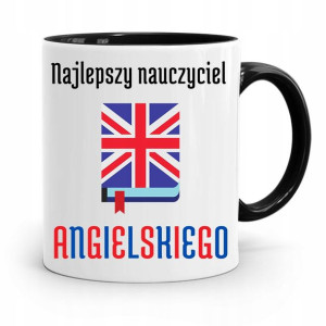 Kubek Czarny Prezent Dzień Nauczyciela Angielski