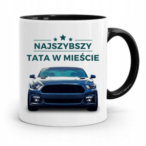 Kubek Czarny Prezent Na Dzień Ojca Najszybszy Tata