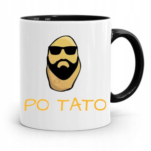 Kubek Czarny Prezent Na Dzień Ojca Po Tato