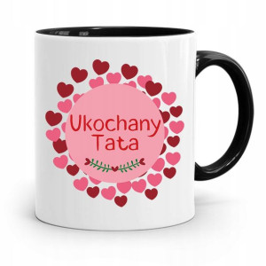 Kubek Czarny Prezent Na Dzień Ojca Ukochany Tata