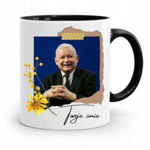 Kubek Czarny Prezesa Pis Jarosław Kaczyński Imię