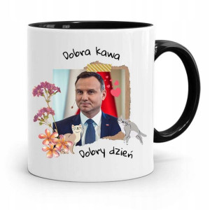Kubek Czarny Prezydenta Andrzej Duda Dobra Kawa
