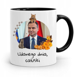 Kubek Czarny Prezydenta Andrzej Duda Pis Prezent