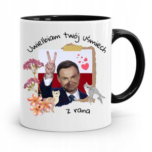 Kubek Czarny Prezydenta Andrzej Duda Pis Prezent
