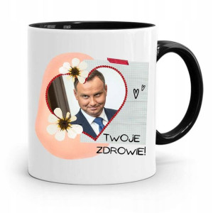Kubek Czarny Prezydenta Andrzej Duda Twoje Zdrowie