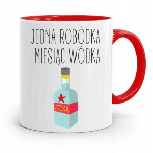 Kubek Czerwony Budowlańca Majstra Fachowca Prezent
