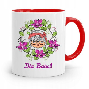 Kubek Czerwony Dla Babci Dla Babci