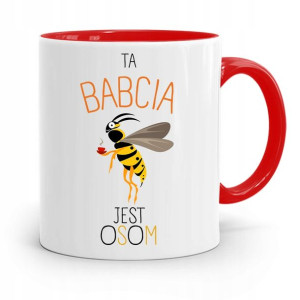 Kubek Czerwony Dla Babci Na Imieniny Jest Osom