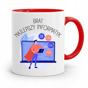 Kubek Czerwony Dla Brata Najlepszy Informatyk