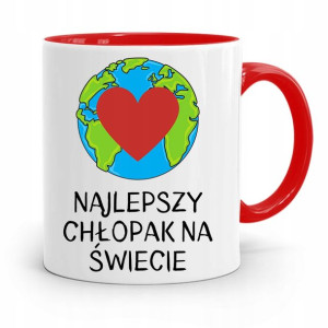 Kubek Czerwony Dla Chłopaka Najlepszy Chłopak