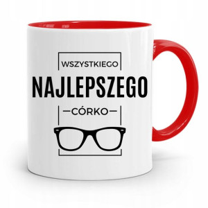 Kubek Czerwony Dla Córki Wszystkiego Najlepszego