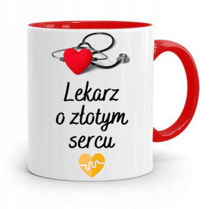 Kubek Czerwony Dla Doktora Lekarz O Złotym Sercu