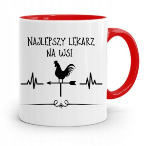 Kubek Czerwony Dla Doktora Najlepszy Lekarz Na Wsi