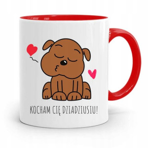Kubek Czerwony Dla Dziadka Kocham Cię Dziadziusiu