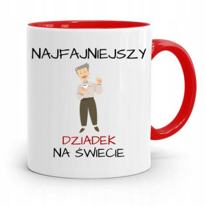 Kubek Czerwony Dla Dziadka Najfajniejszy Dziadek