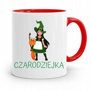 Kubek Czerwony Dla Dzieci Córki Czarodzieka +imię