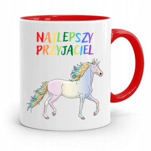 Kubek Czerwony Dla Dzieci Najlepszy Przyjaciel