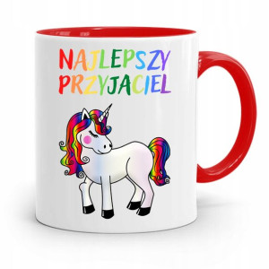 Kubek Czerwony Dla Dzieci Najlepszy Przyjaciel