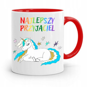 Kubek Czerwony Dla Dzieci Najlepszy Przyjaciel