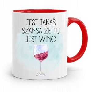 Kubek Czerwony Dla Dziewczyny Szansa Na Wino