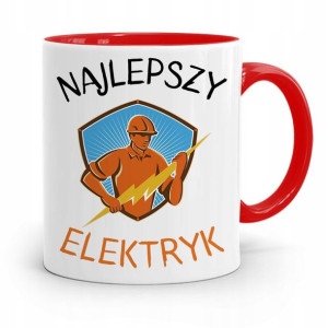 Kubek Czerwony Dla Elektryka Najlepszy Elektryk