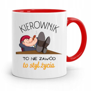 Kubek Czerwony Dla Kierownika To Styl Życia