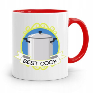 Kubek Czerwony Dla Kucharza Kucharki Best Cook