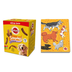 PEDIGREE® Mega Box SchmackosTM – karma uzupełniająca dla dorosłych psów (o