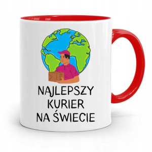 Kubek Czerwony Dla Kuriera Najlepszy Na Świecie