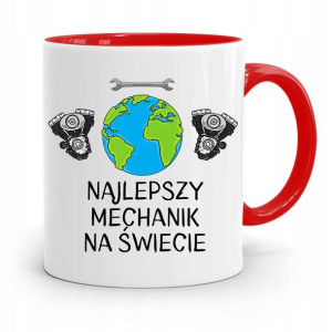 Kubek Czerwony Dla Mechanika Najlepszy Mechanik